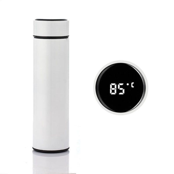 Reusable Stainless Steel Smart Bottle with LCD Temperature Display