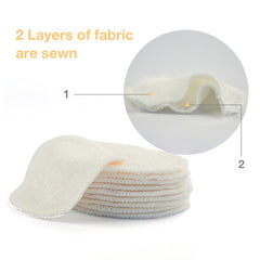 Reusable Makeup Remover Pads - Bamboo Cotton - 12 Pieces