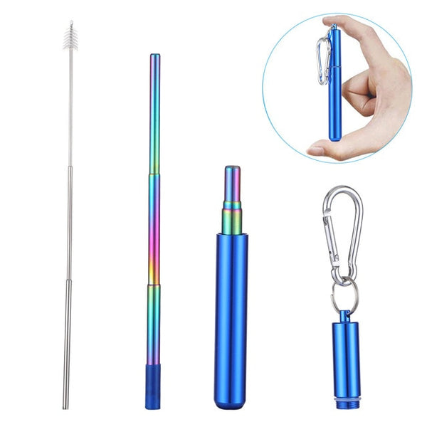 Telescopic Stainless Steel Drinking Straw