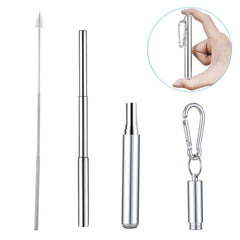 Telescopic Stainless Steel Drinking Straw