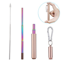 Telescopic Stainless Steel Drinking Straw