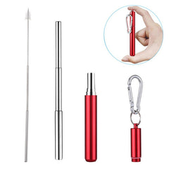 Telescopic Stainless Steel Drinking Straw