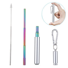 Telescopic Stainless Steel Drinking Straw