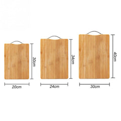 Bamboo Cutting Board w/ Handle - Non-Slip - 3 Sizes to Choose From (1-Piece)