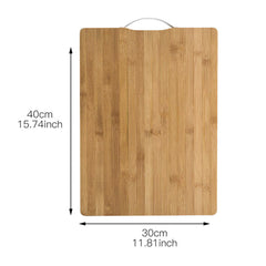 Bamboo Cutting Board w/ Handle - Non-Slip - 3 Sizes to Choose From (1-Piece)