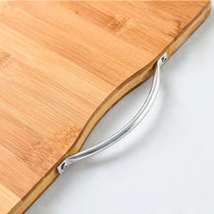 Bamboo Cutting Board w/ Handle - Non-Slip - 3 Sizes to Choose From (1-Piece)