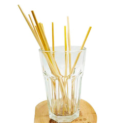 Natural Biodegradable Wheat Straw (100 Pieces)