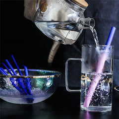 Color Changing Stainless Steel Straw - Hot And Cold Color Change - Reusable, Sustainable, Fun!