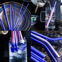 Color Changing Stainless Steel Straw - Hot And Cold Color Change - Reusable, Sustainable, Fun!