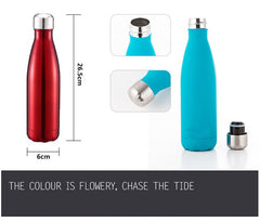 Stainless Steel Water Bottle Leak-Proof and Vacuum Insulated (500ml/16oz)