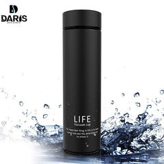 Smart Stainless Steel Water Bottle With LCD Touch Screen