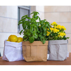 Super Strong and Washable Multiuse Kraft Paper Bags (Storage, Organizer, Plants, Clothing)