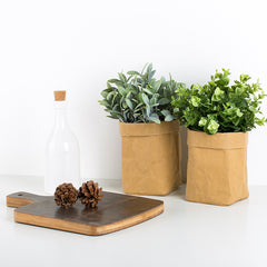 Super Strong and Washable Multiuse Kraft Paper Bags (Storage, Organizer, Plants, Clothing)