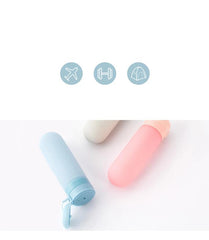 Silicone Travel Bottle - Reusable, Squeezable and Soft - Leak-proof