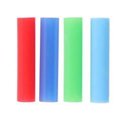 Silicone Straw Tips Anti-Teeth Collision Fits 1/4 inch Wide Stainless Steel Straws (Colors May Vary)