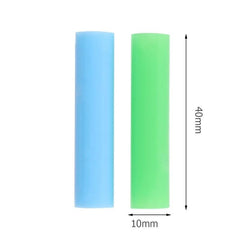 Silicone Straw Tips Anti-Teeth Collision Fits 1/4 inch Wide Stainless Steel Straws (Colors May Vary)