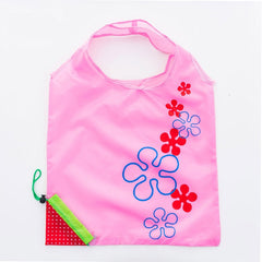 Fruit Flower Reusable Grocery X-Large Bags Cute Designs, Foldable to Fit In Pocket, Machine Washable