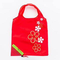 Fruit Flower Reusable Grocery X-Large Bags Cute Designs, Foldable to Fit In Pocket, Machine Washable