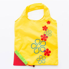 Fruit Flower Reusable Grocery X-Large Bags Cute Designs, Foldable to Fit In Pocket, Machine Washable