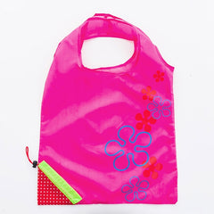 Fruit Flower Reusable Grocery X-Large Bags Cute Designs, Foldable to Fit In Pocket, Machine Washable