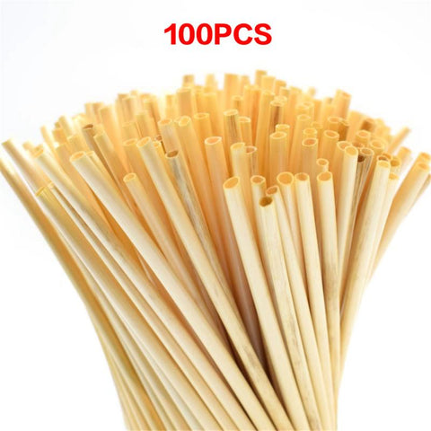 Natural Biodegradable Wheat Straw (100 Pieces)