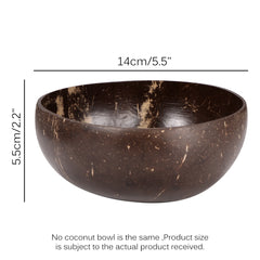 Handcrafted Coconut Bowls 100% Natural - Perfect for Soup, Salads and Fruit Bowls