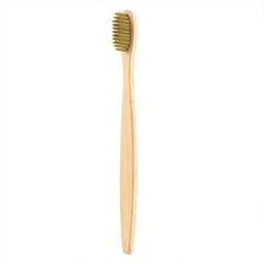 EcoXCulture Bamboo Toothbrush With Charcoal Soft Bristle Super Teeth Whitening Power