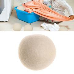 Reusable Premium Sheep Wool Dryer Ball, Natural and Organic Fabric Softener