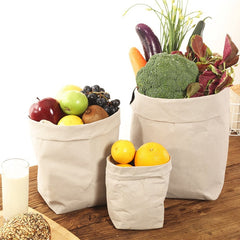 Super Strong and Washable Multiuse Kraft Paper Bags (Storage, Organizer, Plants, Clothing)