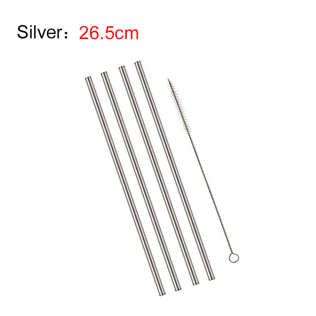 Reusable Metal Straws - Straight