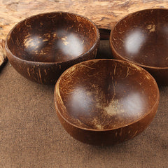 Handcrafted Coconut Bowls 100% Natural - Perfect for Soup, Salads and Fruit Bowls