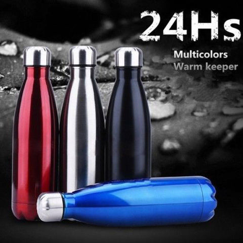 Stainless Steel Water Bottle Leak-Proof and Vacuum Insulated (500ml/16oz)