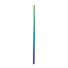 Reusable Stainless Steel Drinking Straws High Quality Multi Color (2 Pieces)