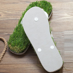 Grass Sandals - Supper Stylish Summer Flip Flops - Nature Lover's Favorite Sandals