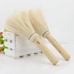 Eco-Friendly Natural Coconut Palm Brush, Oil Free Dish Cleaning Brush Bamboo Handle (1 Piece)